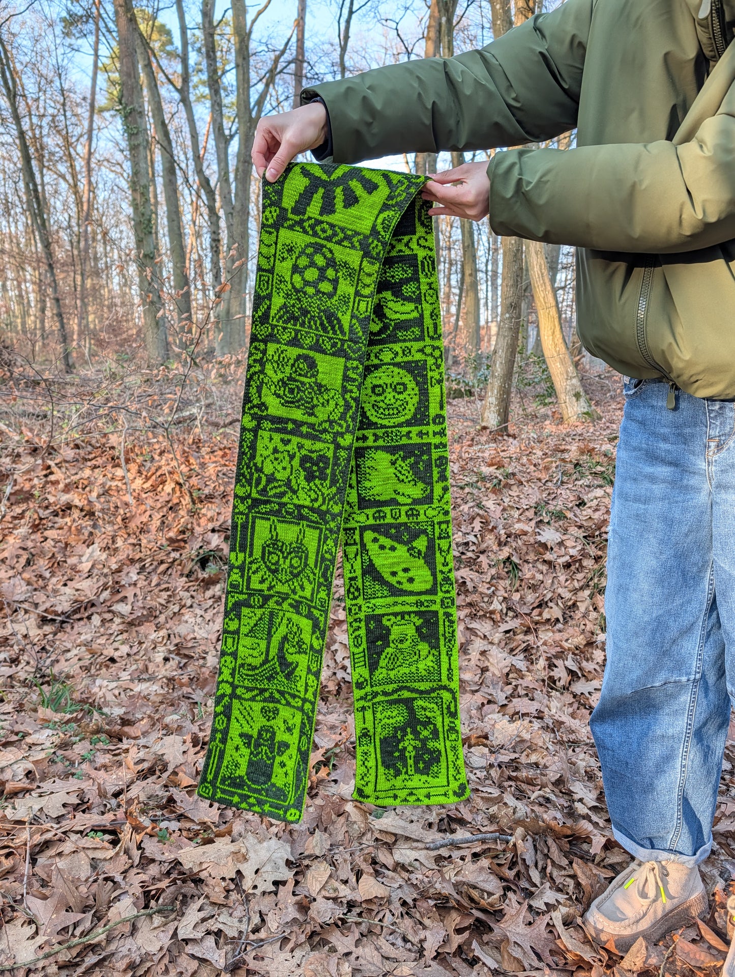 Hero of Generations Scarf Knitting Pattern