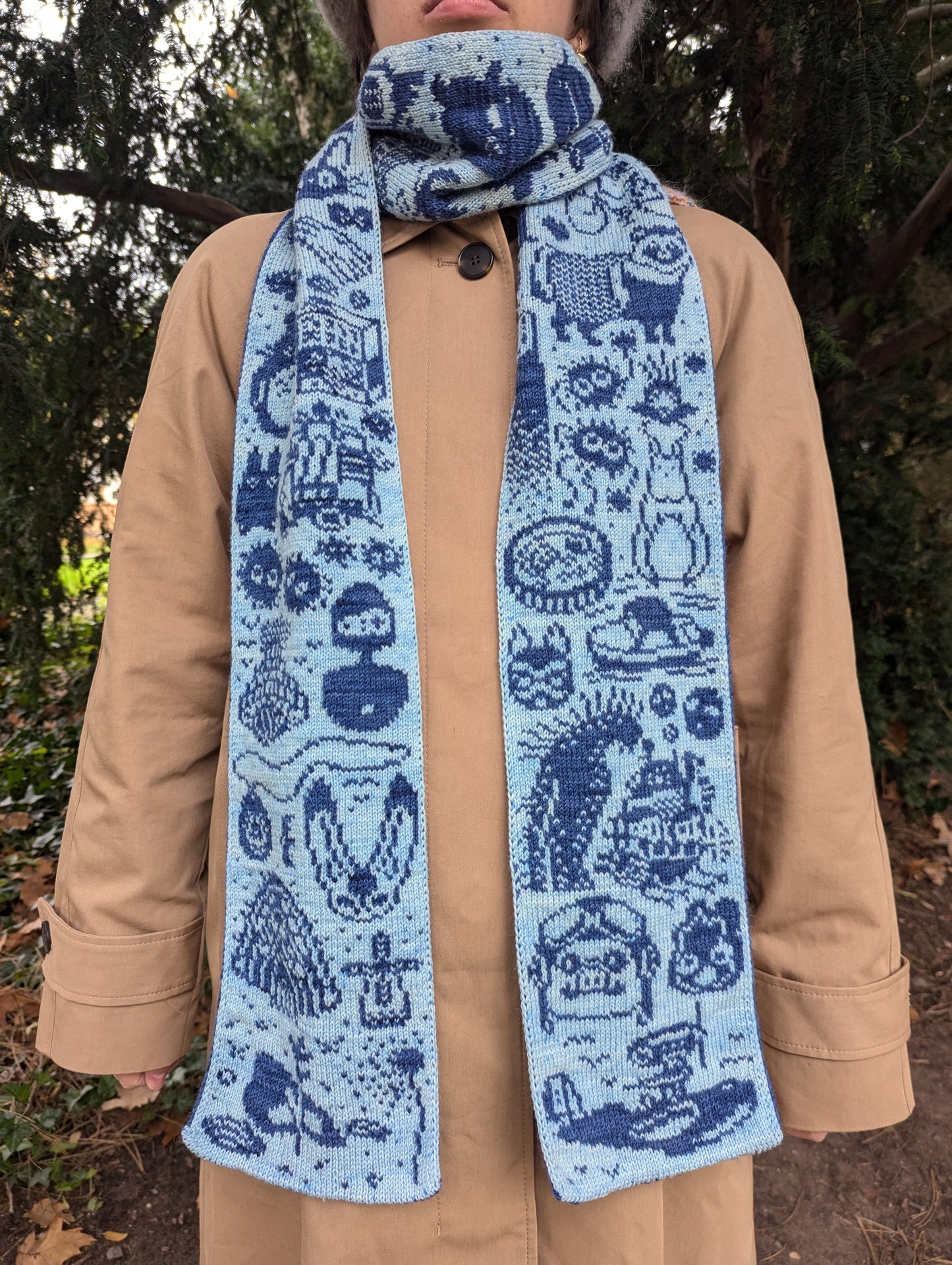 Anime Scarf Knitting Pattern