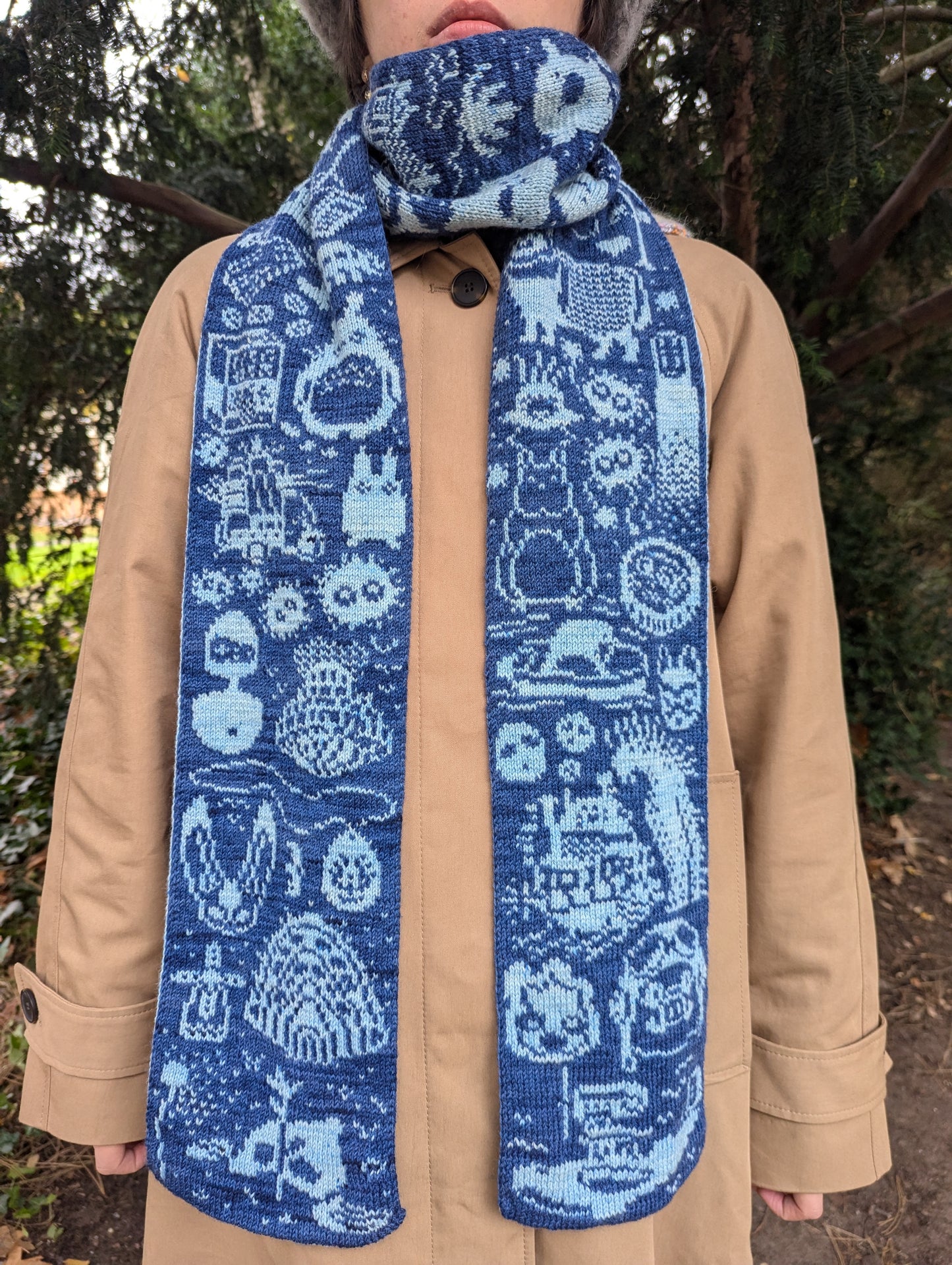 Anime Scarf Knitting Pattern