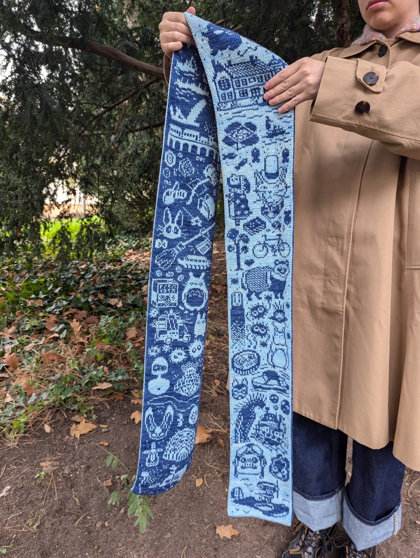Anime Scarf Knitting Pattern