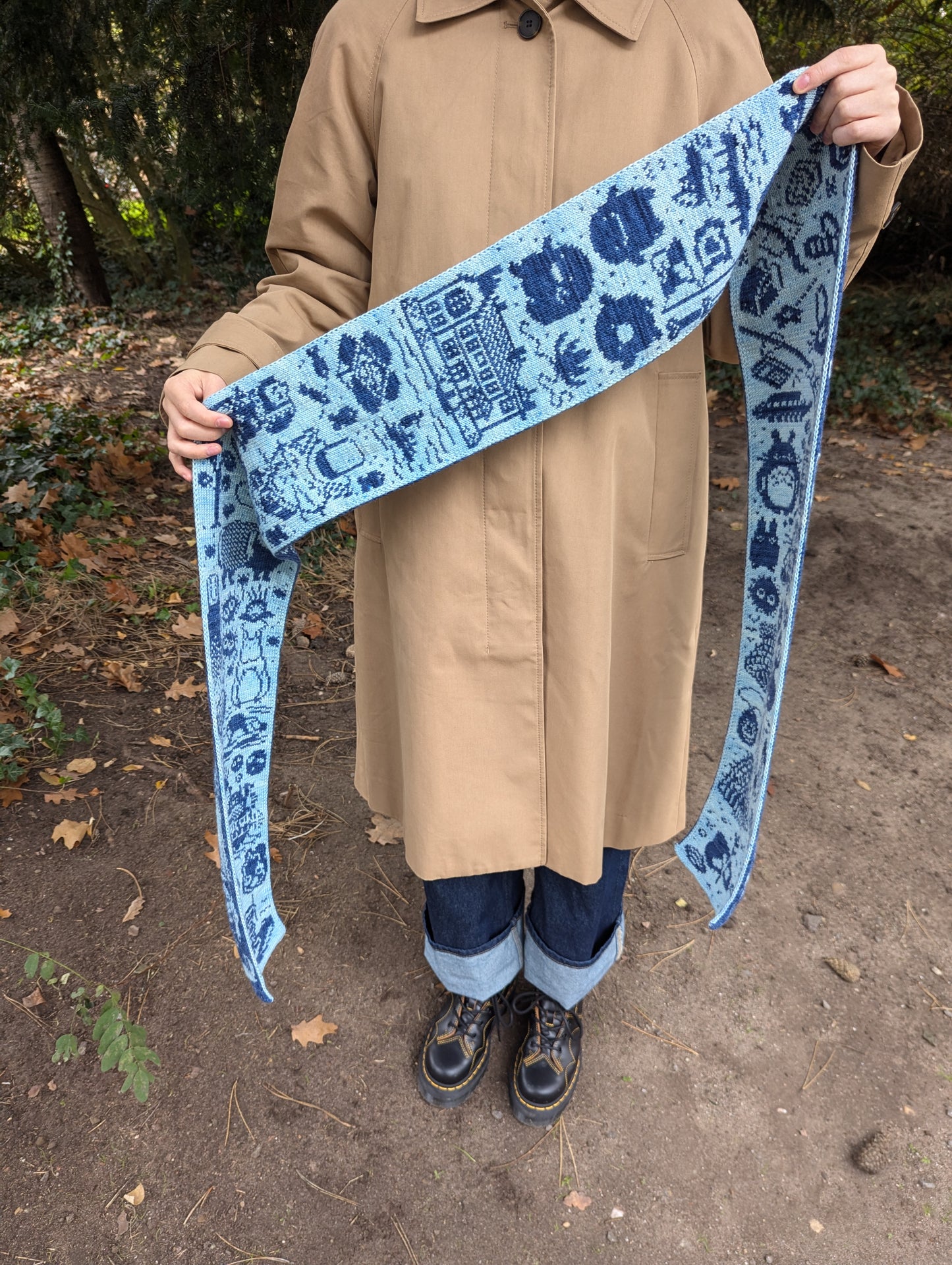 Anime Scarf Knitting Pattern
