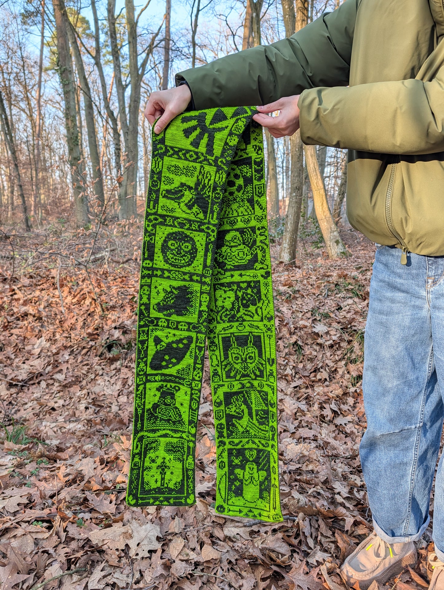 Hero of Generations Scarf Knitting Pattern