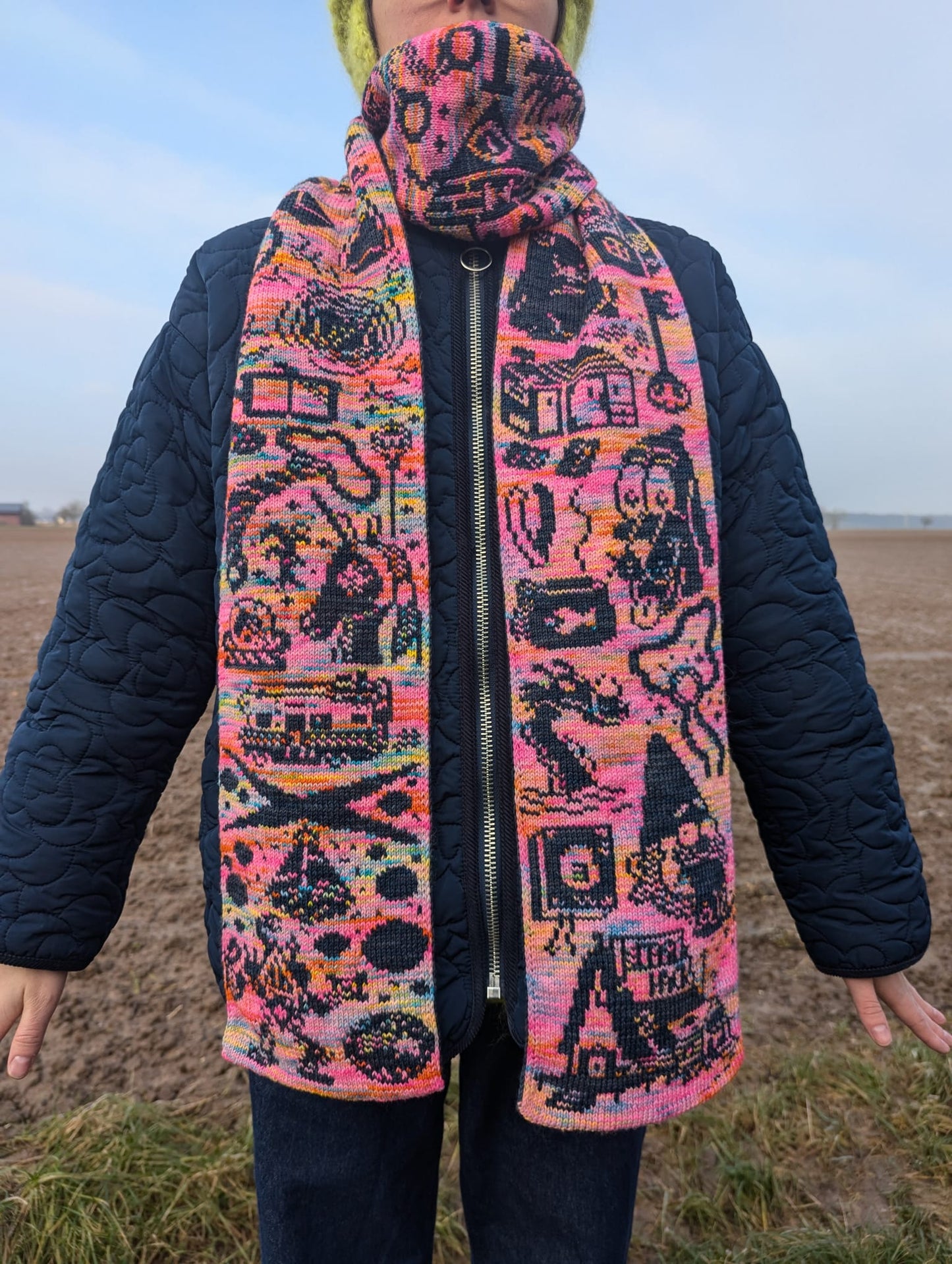 Our Mysterious Summer Scarf Knitting Pattern