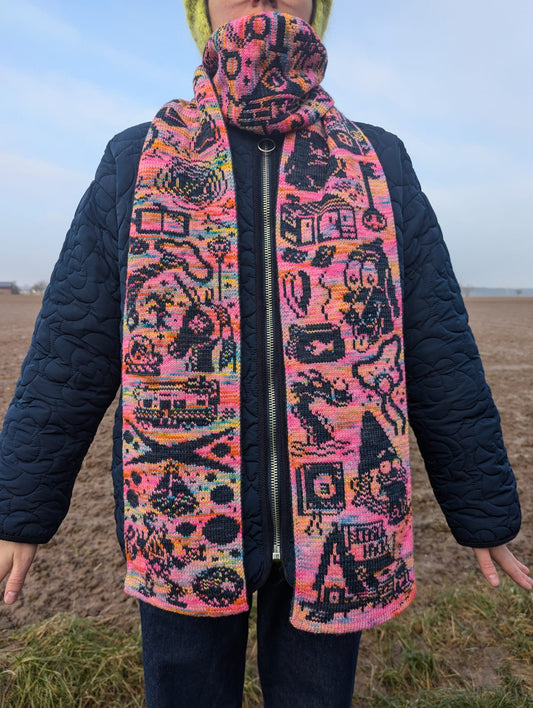 Our Mysterious Summer Scarf Knitting Pattern
