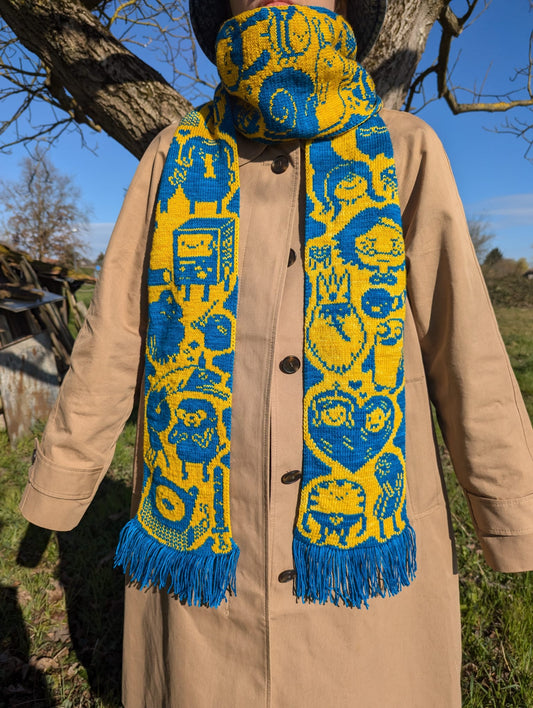 Shape Shifting Scarf Knitting Pattern