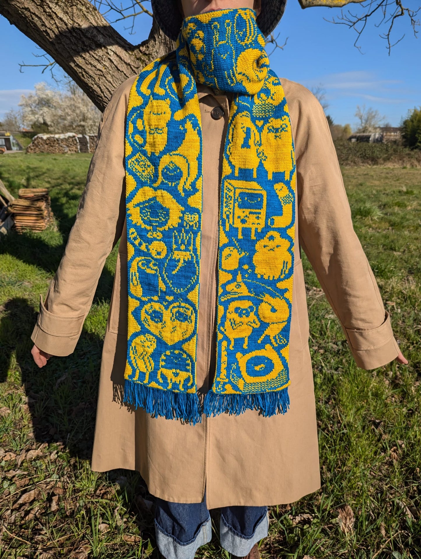 Shape Shifting Scarf Knitting Pattern