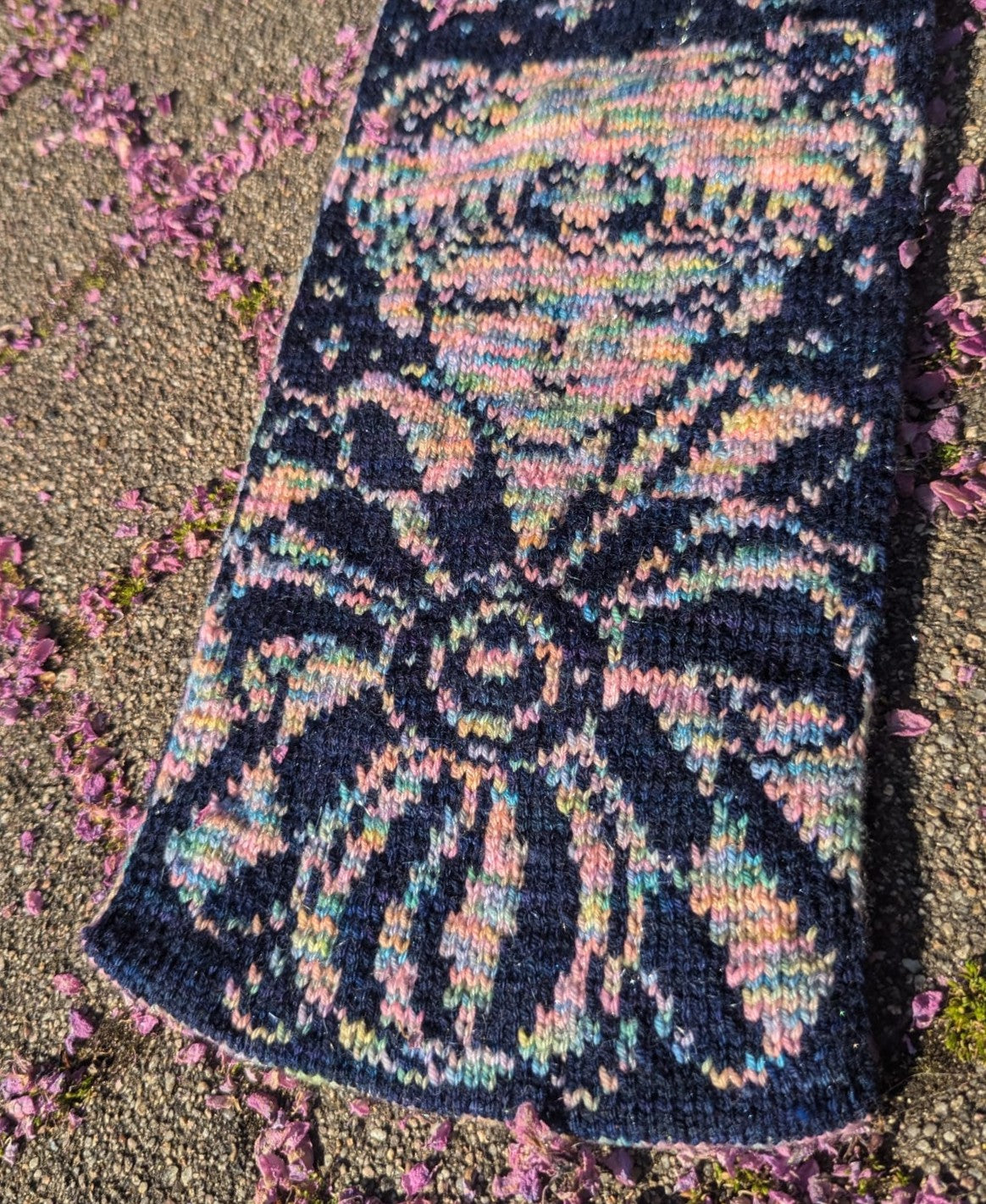 Magical Girl Scarf (Signs) Knitting Pattern