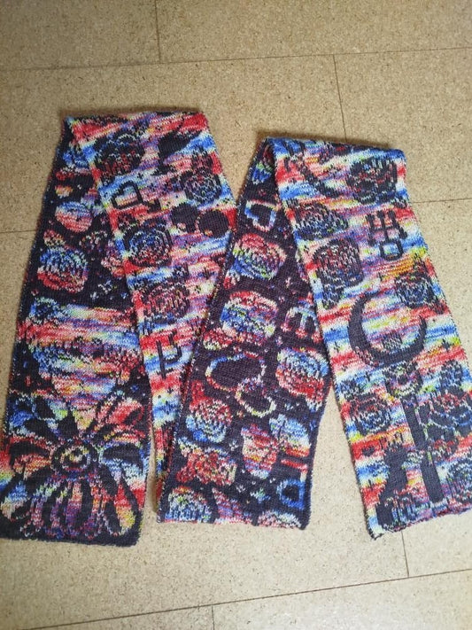 Magical Girl Scarf (Roses) Knitting Pattern