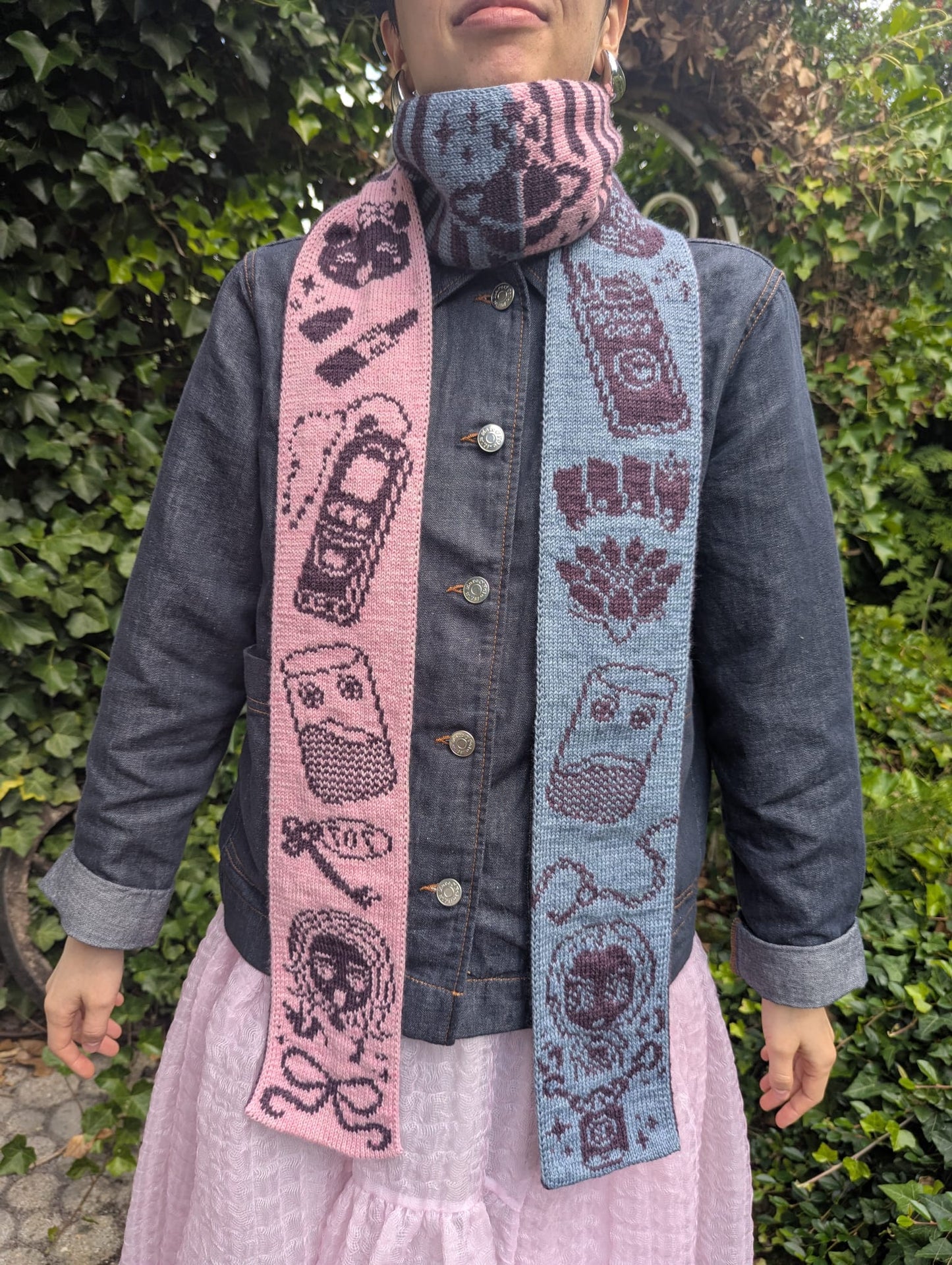 Strawberry Glass Scarf