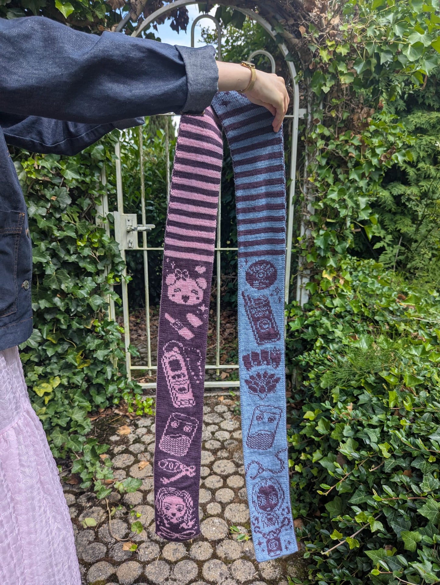 Strawberry Glass Scarf