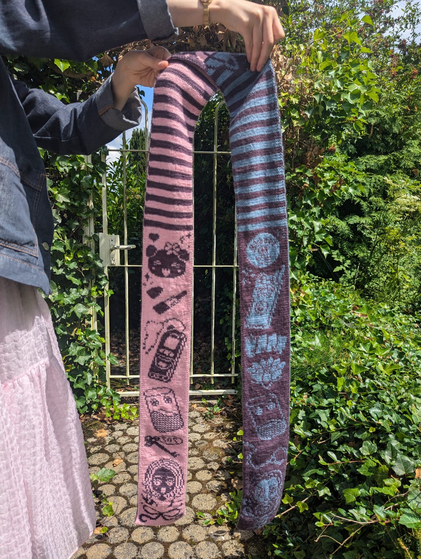 Strawberry Glass Scarf