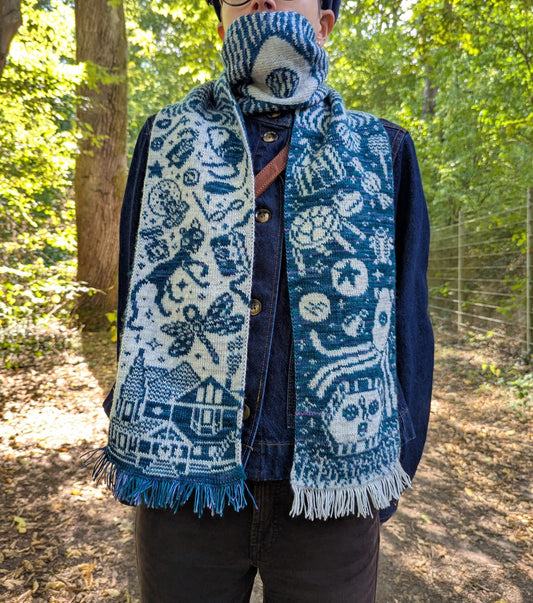 The Door To Another World Scarf Knitting Pattern