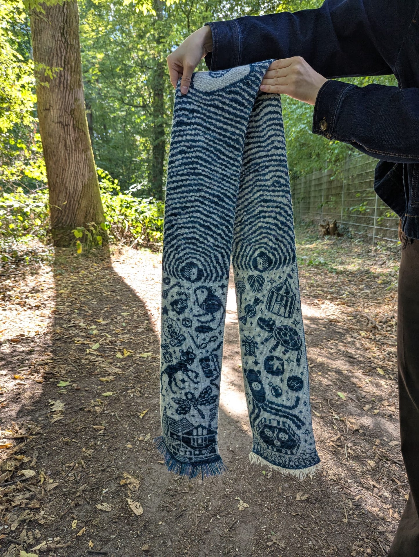 The Door To Another World Scarf Knitting Pattern