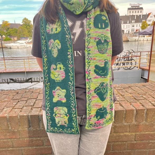 Keepers Of The Forest Scarf Knitting Pattern