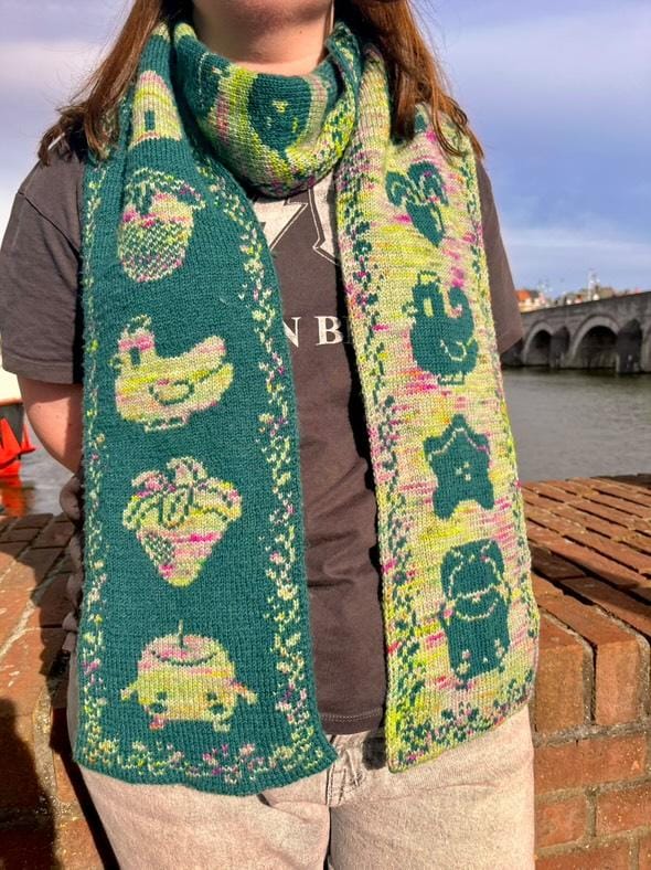Keepers Of The Forest Scarf Knitting Pattern