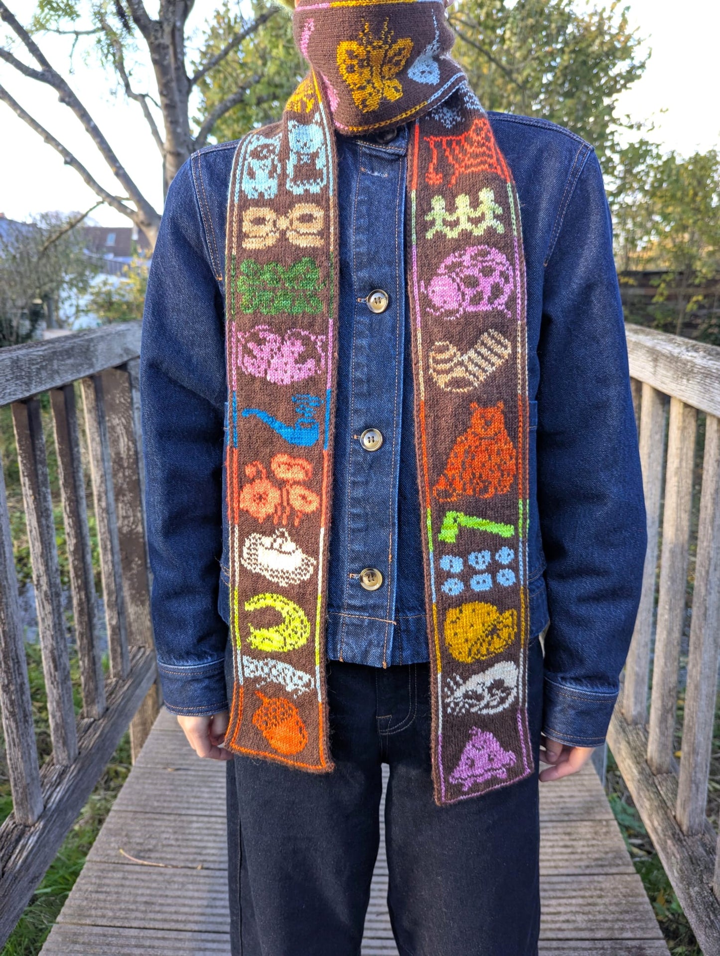 October Prompts Scarf Knitting Pattern